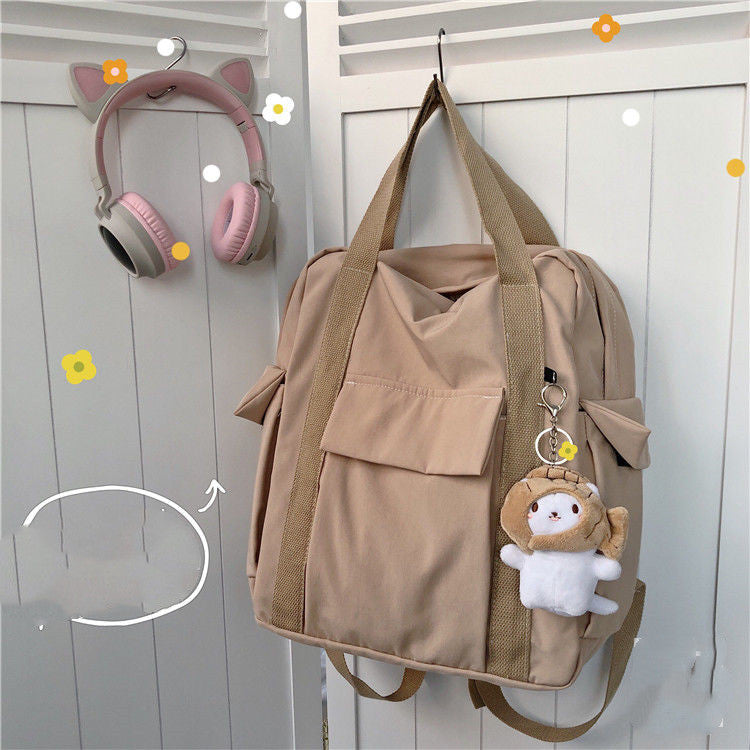 Department Of Literature And Art Female College Style Simple  Backpack