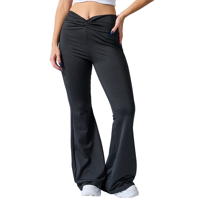 shaping Slimming Bell-bottom Pants Clothing Fashion Sports High Waist