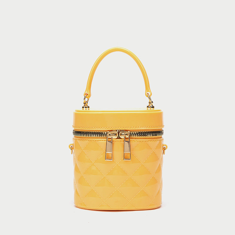 New Jelly Bag Women's Shoulder Messenger Bucket Bag