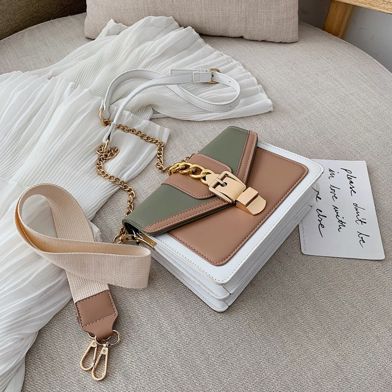 Small Polyester and Cotton Contrast Bag