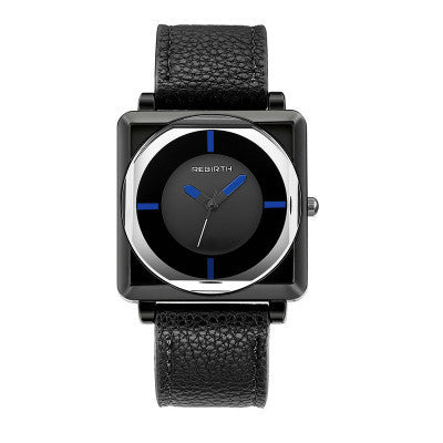 Quartz women's watch with square belt