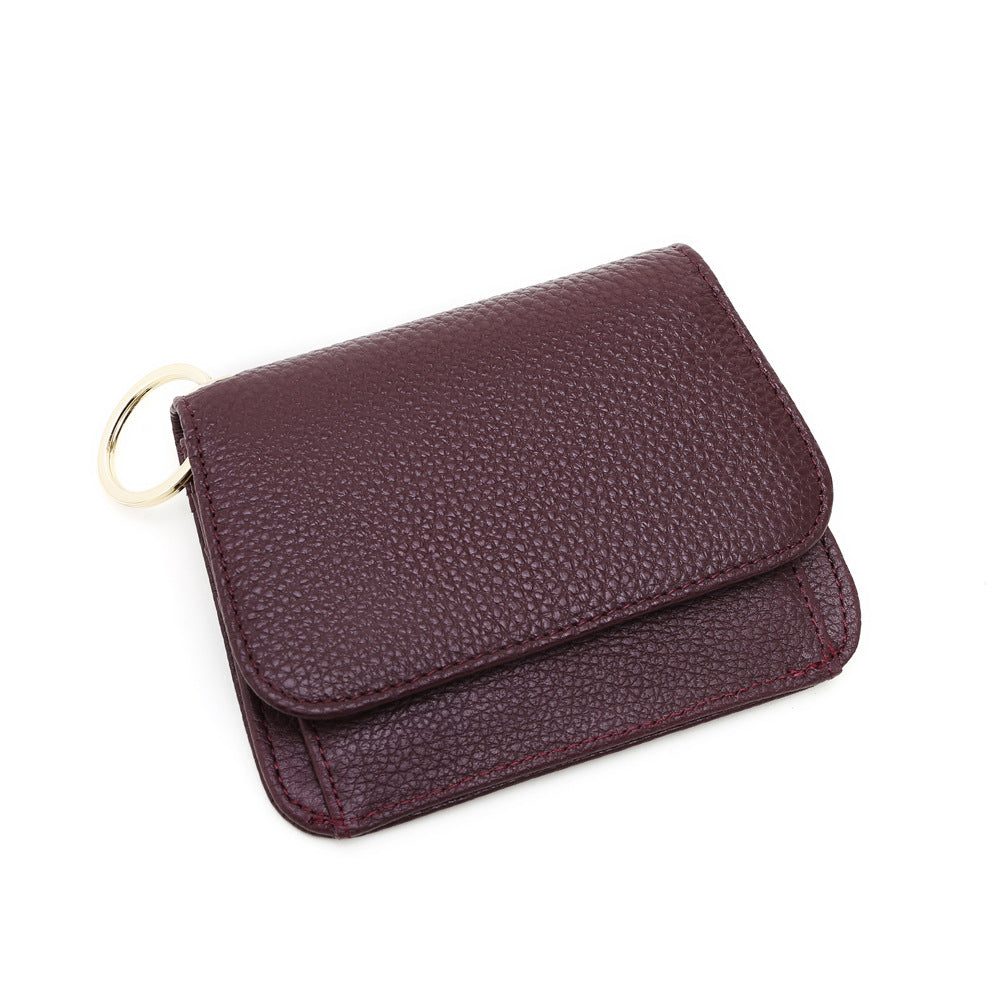 Solid Color Women's Fashion Zipper Coin Purse