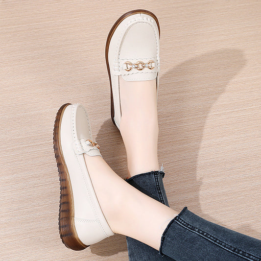 Tendon Bottom Mother Shoes Flat Non-slip Soft Bottom