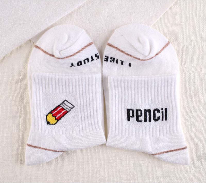 Fruit cartoon tube socks