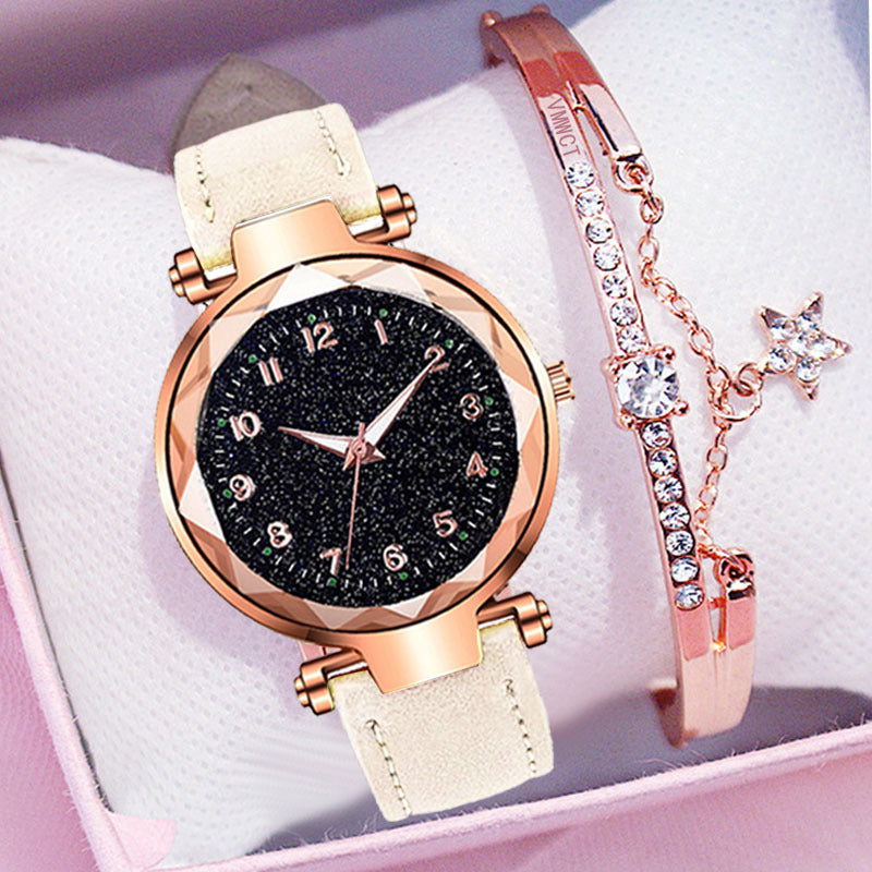 Fashion Starry Sky Trend Casual Student Watch