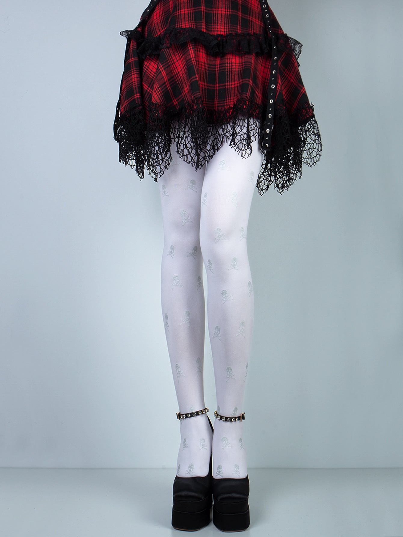 Halloween Tights Sexy Skull Print Party Costume Cosplay Stockings
