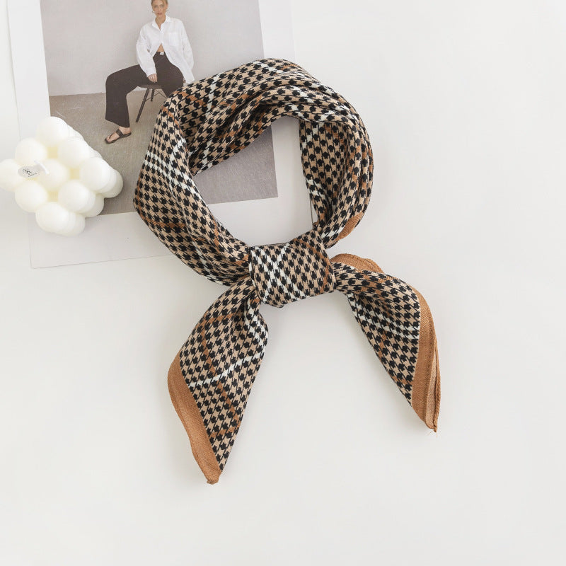 Printed 65cm Kerchief Scarf Shawl