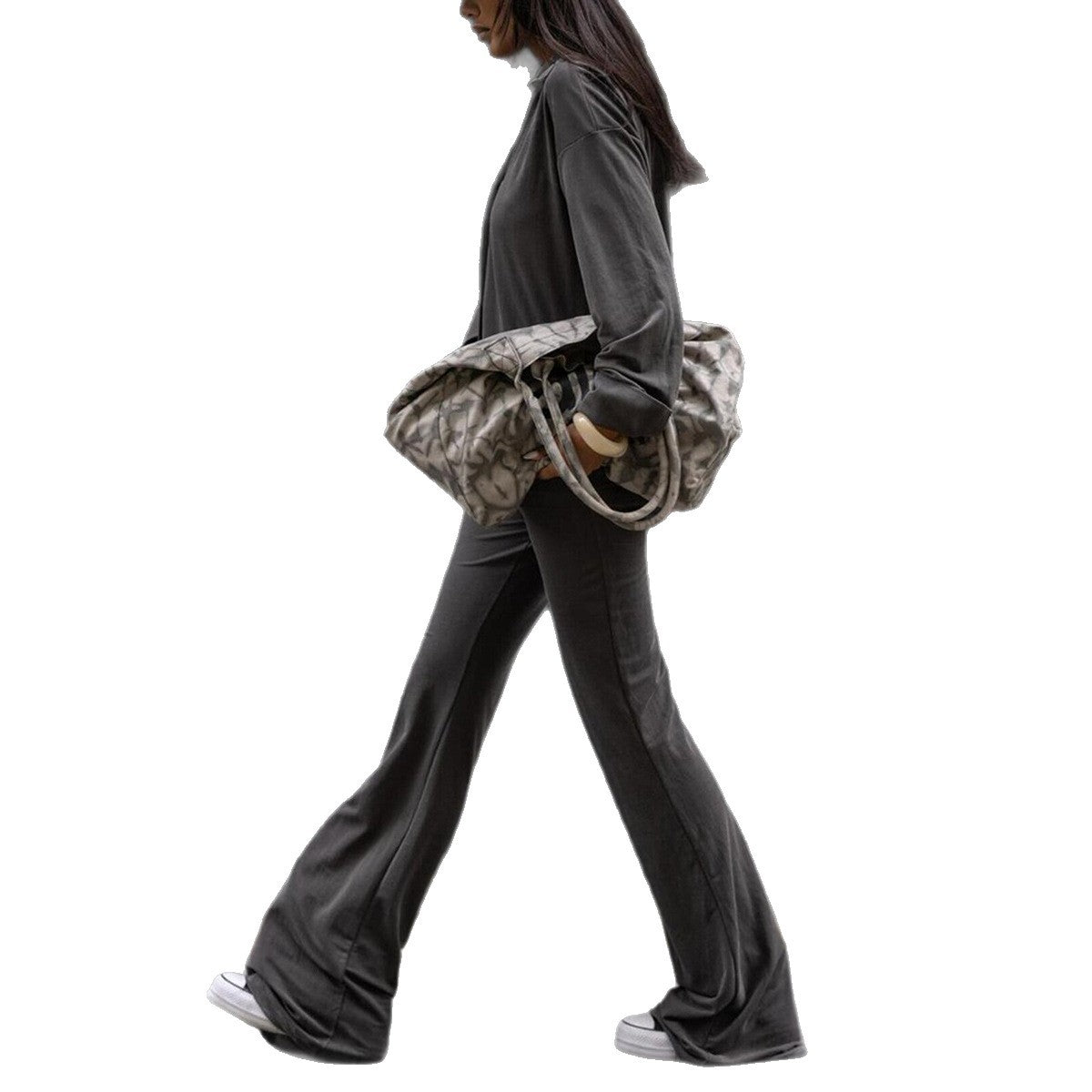 Long Sleeve Shirt And Pants Suit Women's Clothing
