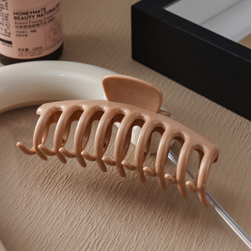 Soft Shark Clip Large Back Head Barrettes Anti-collision Hair Drop-resistant Durable Clip Grip