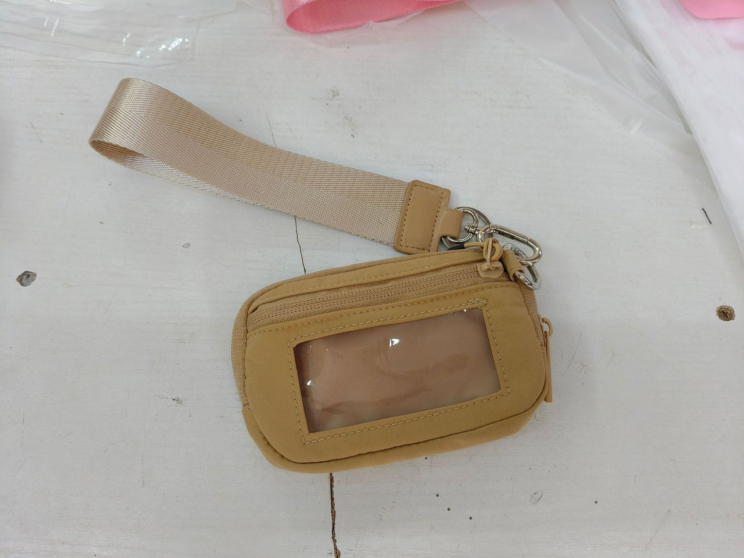 Simple Style Waterproof Nylon Small Wallet Multifunctional