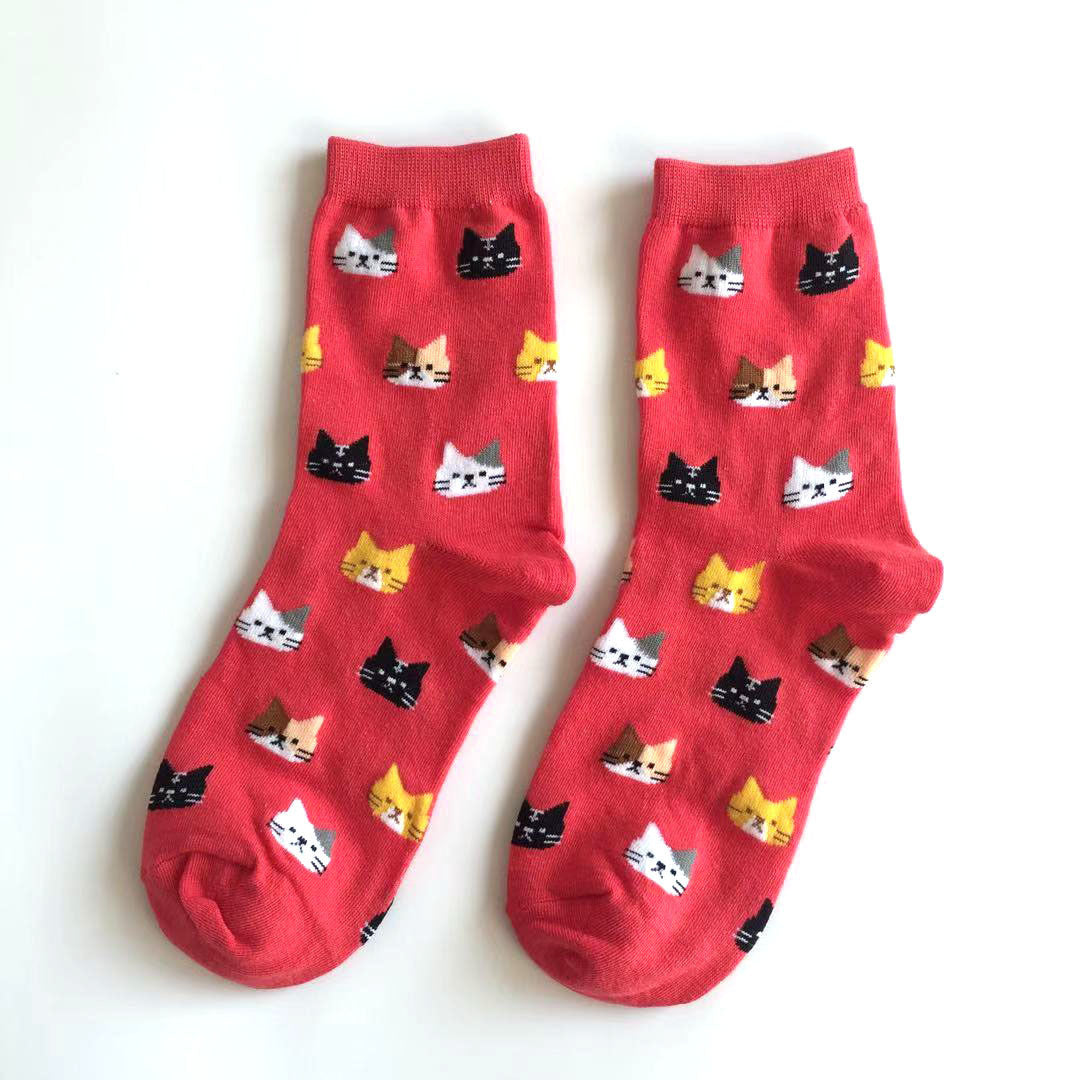 Women's Cartoon Cotton Socks