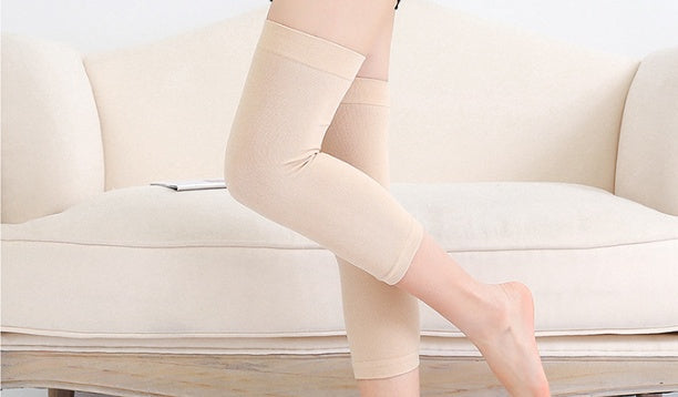 Warm knee protector for mountain biking