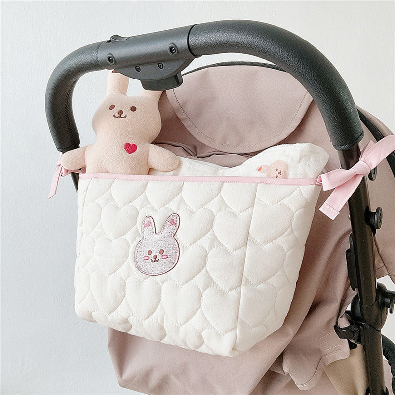 Dot Baby Bed Quilted Storage Bag