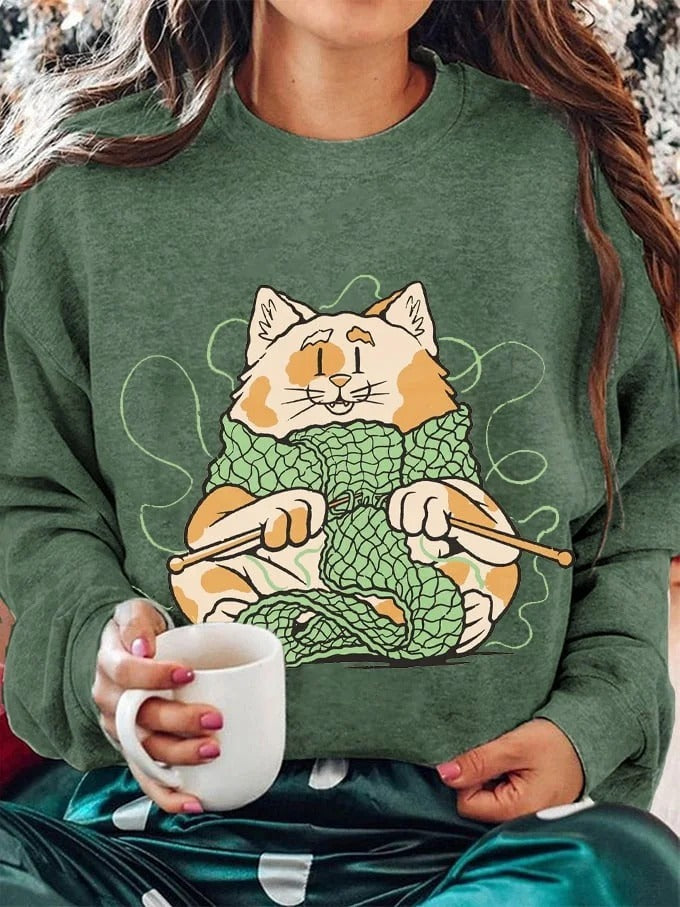 Women's Loose Casual Comfortable Versatile Daily Printing Sweater