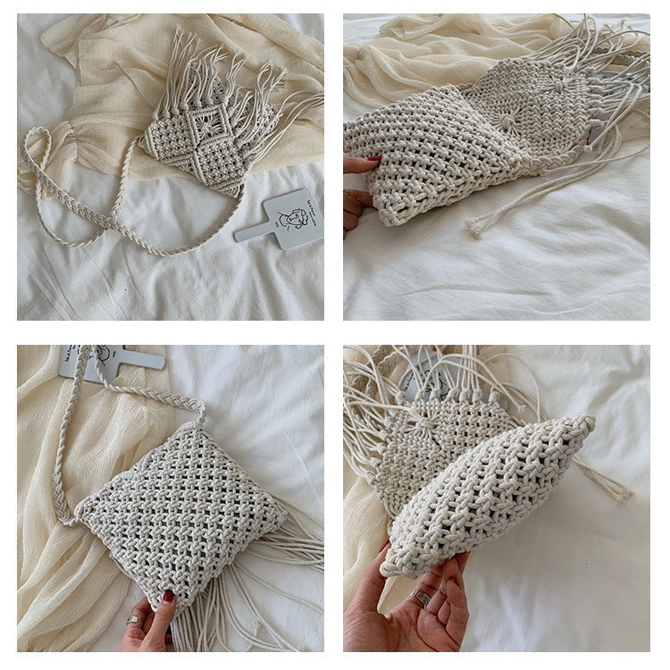 One Shoulder Diagonal Cross Bag Seaside Vacation