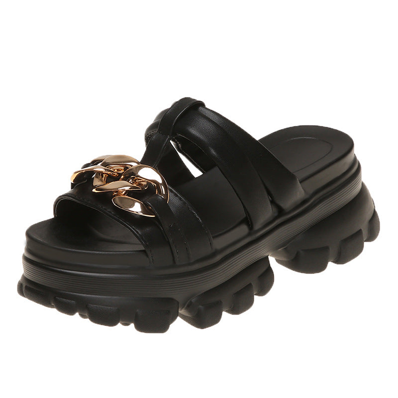 Fairy Style Fashion Outing Platform Sandals Platform