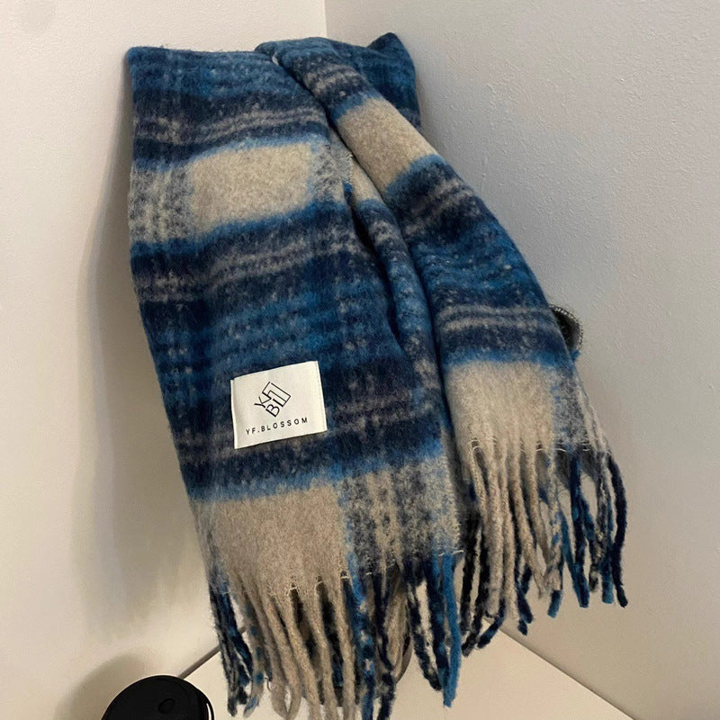 New Fashionable Plaid Scarf For Women