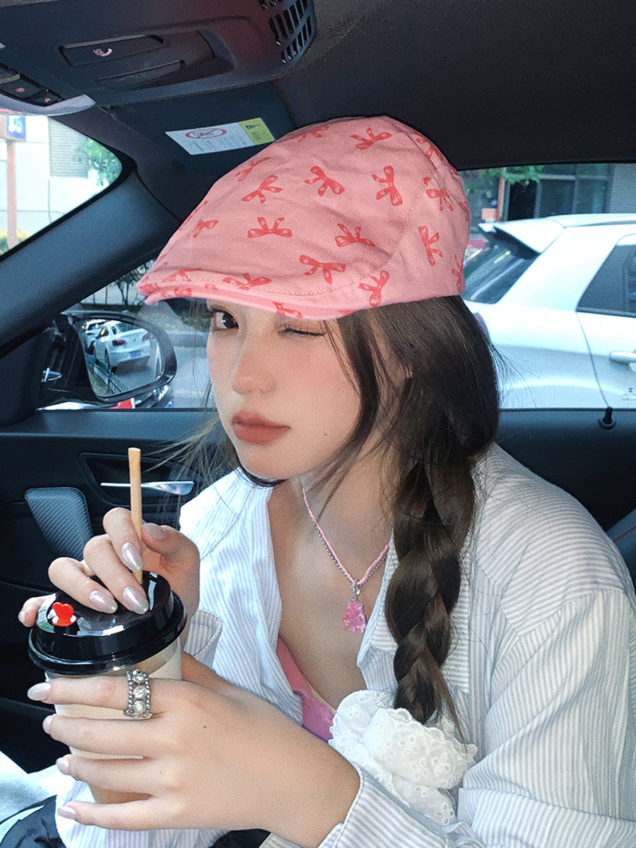 Korean Ins Bow Advance Hats Female Summer And Autumn