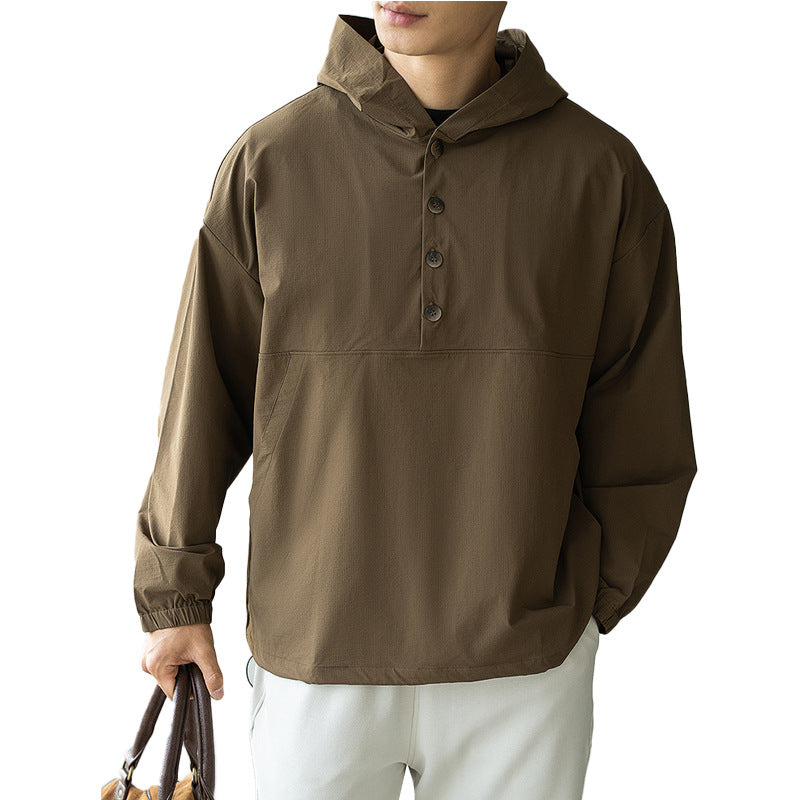 Outdoor Mountain Quick-drying Commuter Hooded Jacket For Men