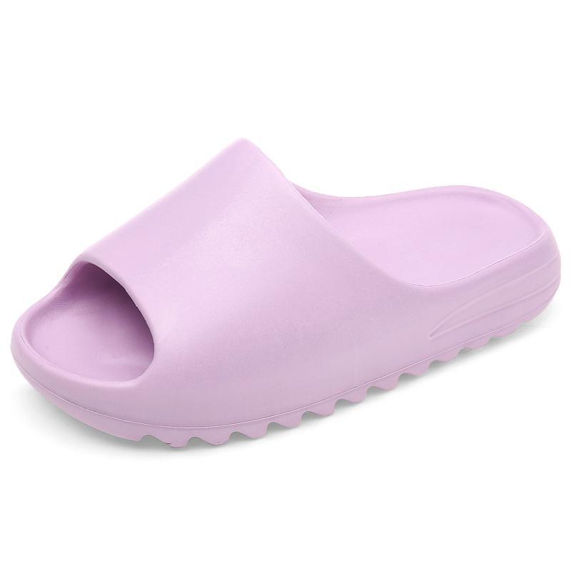 Children Stepping On Shit Slippers Wearing Thick Soles