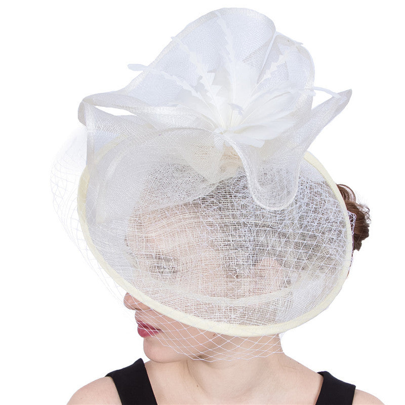 Ladies British Fashion Mysterious Hemp Yarn Hat