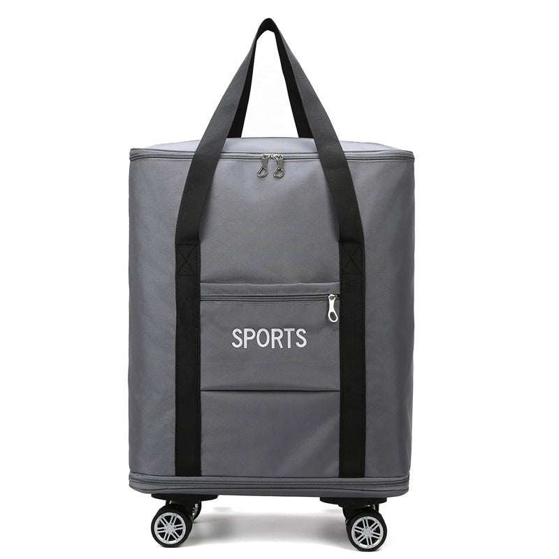 Removable Universal Wheel Large Capacity Expansion Storage Bag