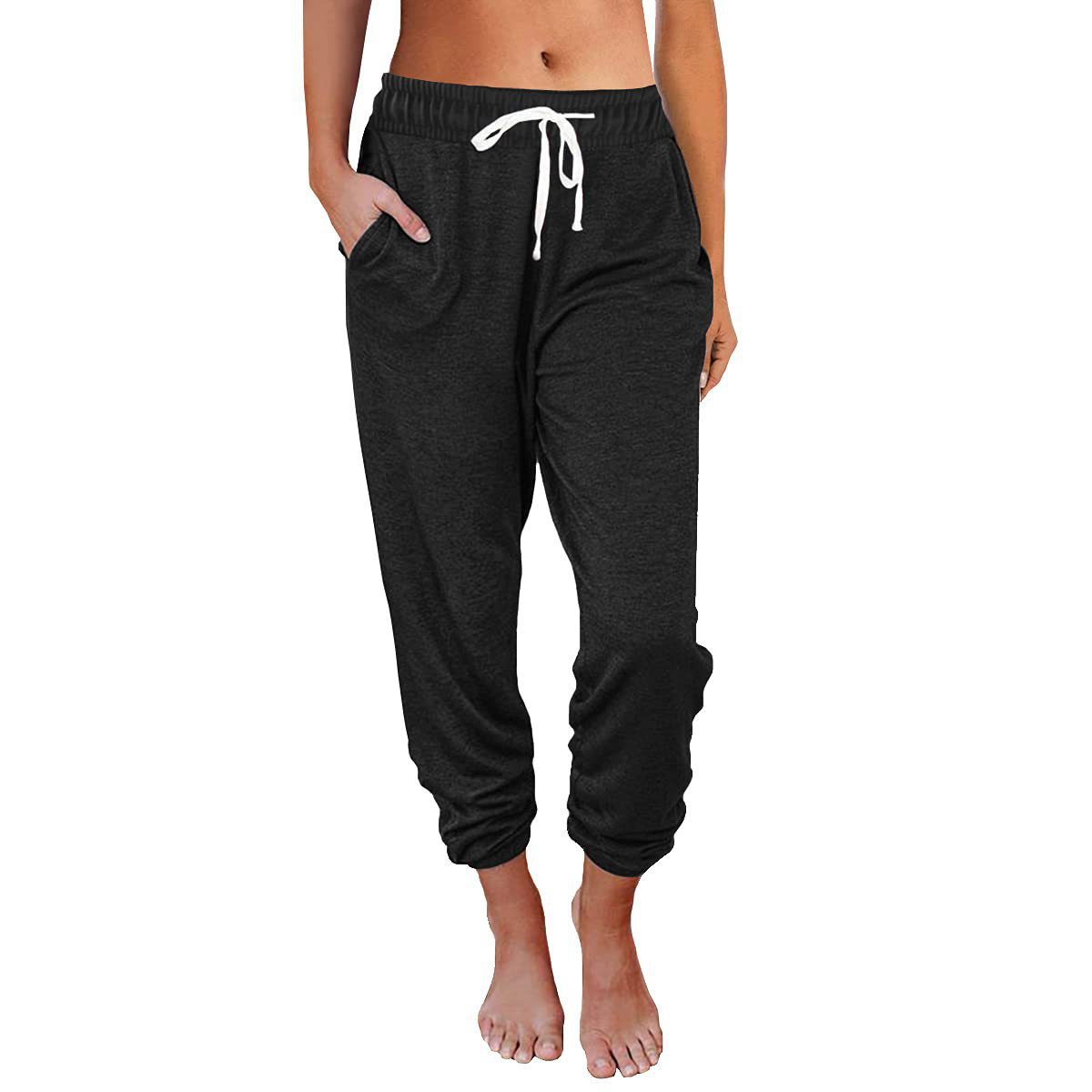 Women's Casual Loose Pocket High Waist Leggings
