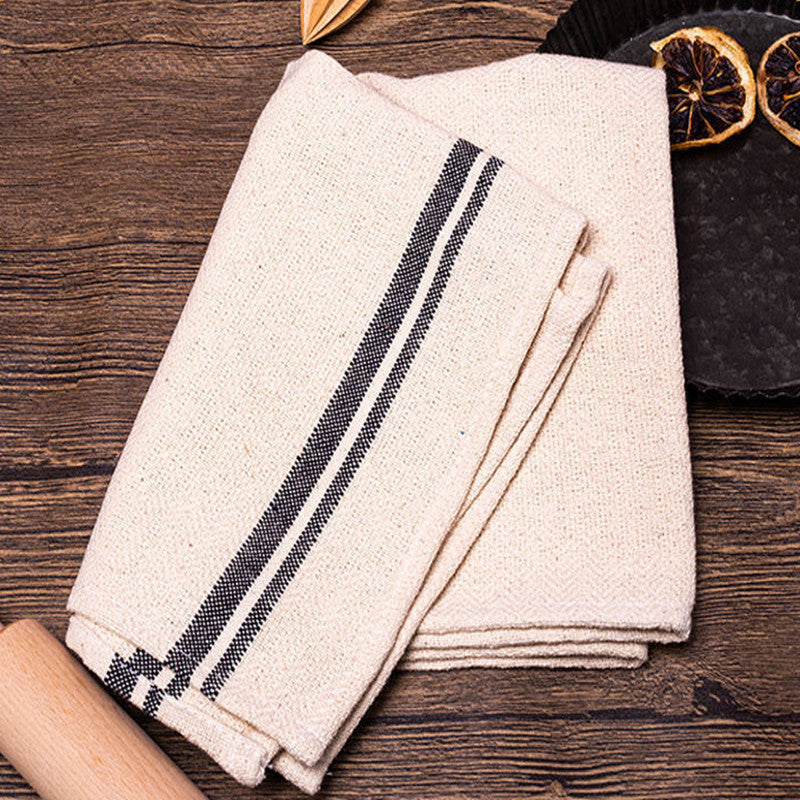 INS Thickened Water Absorbing Original White Kitchen Tea Towel