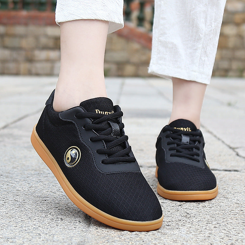Men's And Women's Casual Shoes Tendon Sole Square