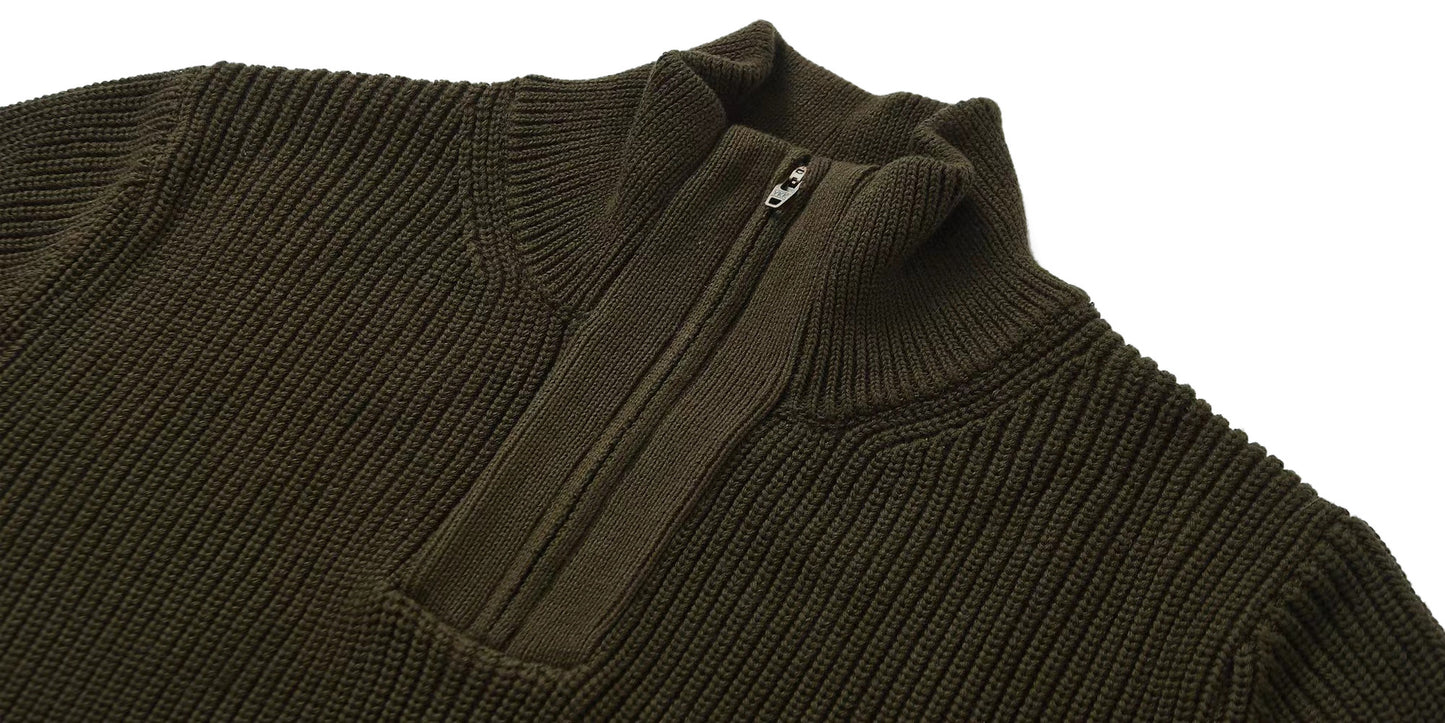 Ami Kaji Semi-turtleneck Fashion European Sweater