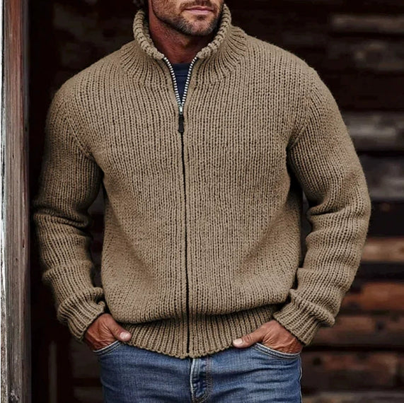 Printed Men's Loose Trendy Long Sleeve Lapel Shirt