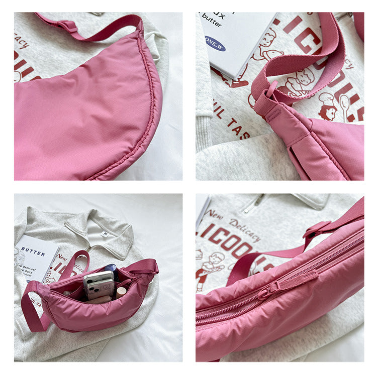 New Simple Women's Solid Color Single-shoulder Bag