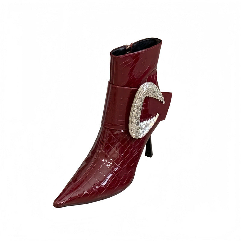 Rhinestone Sexy High-Heel Fashion Boots For Women