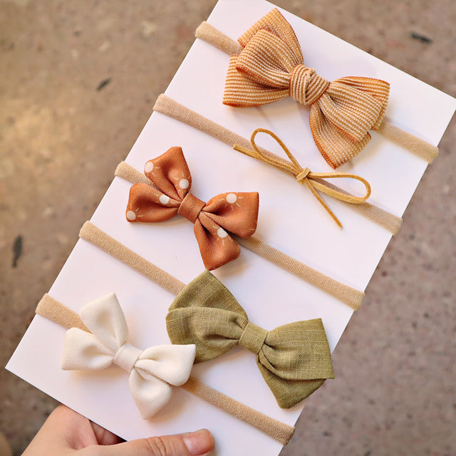 Baby Bow Tie Hair Hoop Nylon