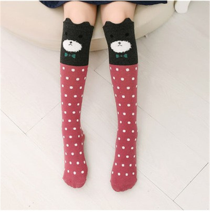 Children's Straight Tube Socks Over The Knee Stockings