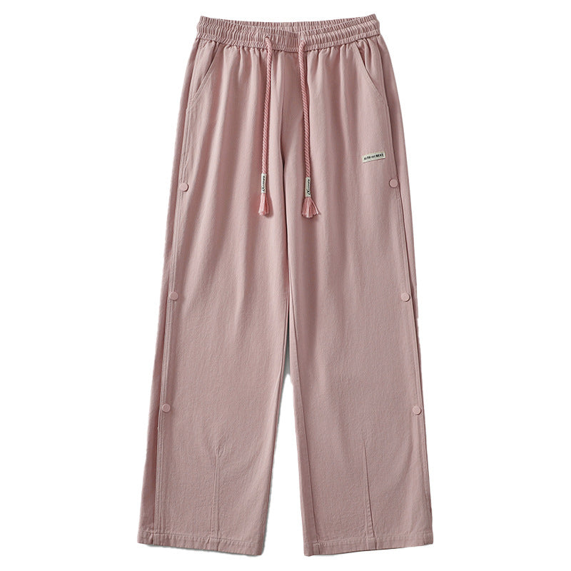 Fashion Men's Loose Straight Wide-leg Pants