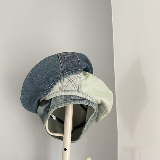 Children's Hat Girls Denim Beret Spring, Autumn And Summer