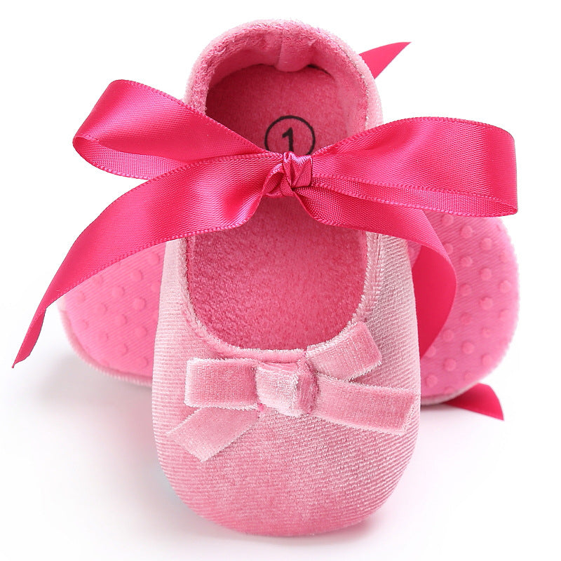 Ribbon Baby Shoes Baby's Shoes Soft Sole Shoes Toddler Shoes