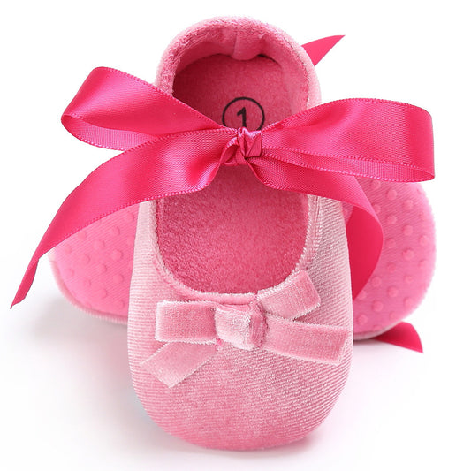Ribbon Baby Shoes Baby's Shoes Soft Sole Shoes Toddler Shoes