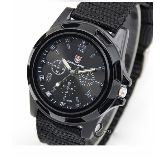 Nylon braided military watch