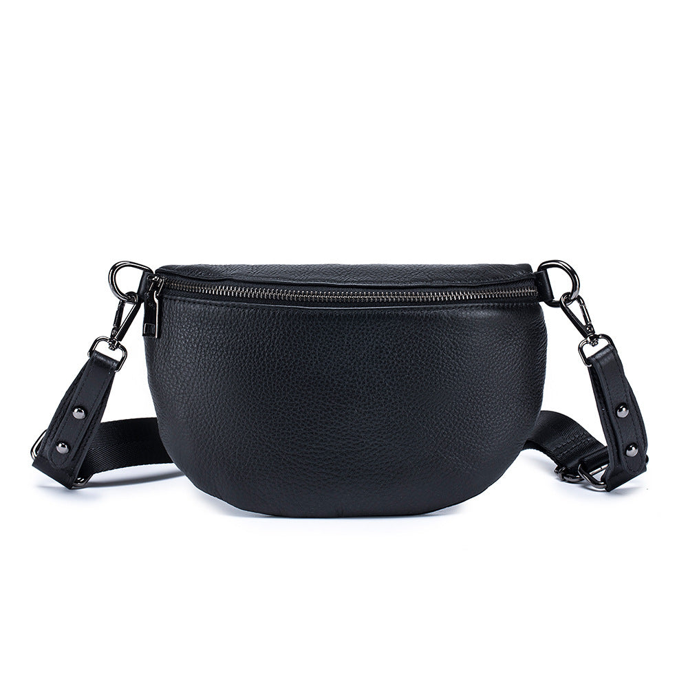 Genuine Leather Simple Women's High-grade Messenger Bag Shoulder