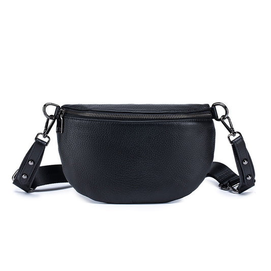 Genuine Leather Simple Women's High-grade Messenger Bag Shoulder
