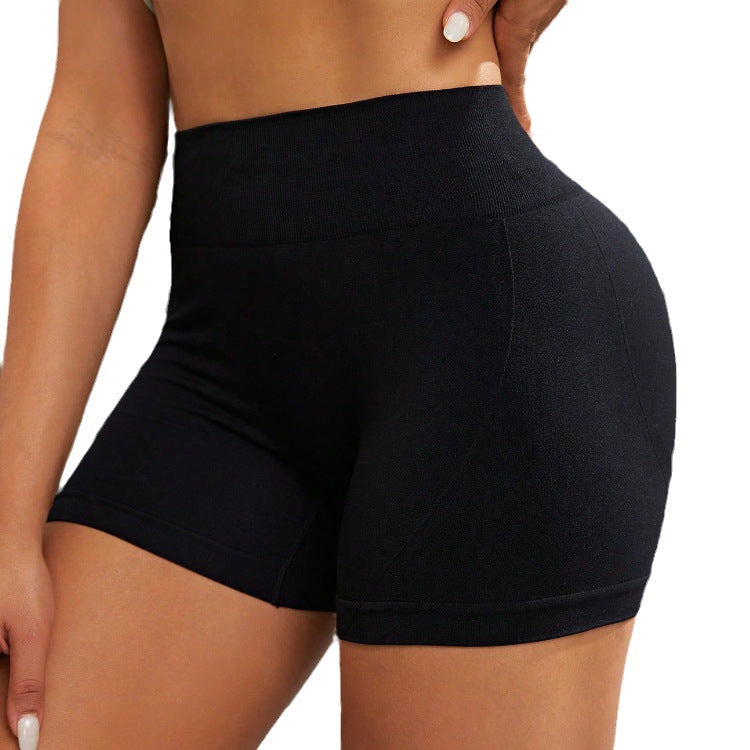 Running Workout Shorts High Waist Hip Lifting And Belly Contracting Three Points