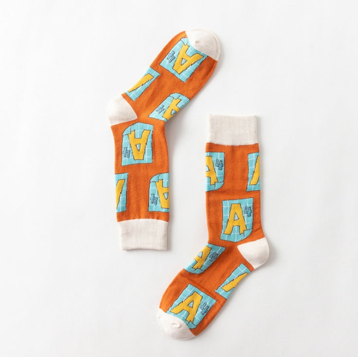 British wind men's and women's cotton socks