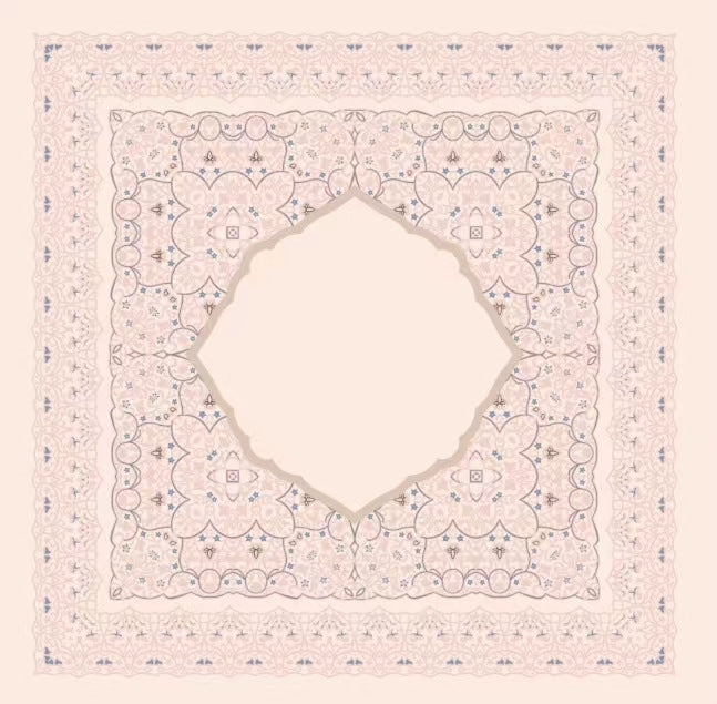 Malay Headscarf Tencel Cotton Square Scarf Pattern Headscarf