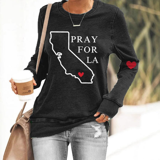 Casual Long Sleeve V-neck Women's Top