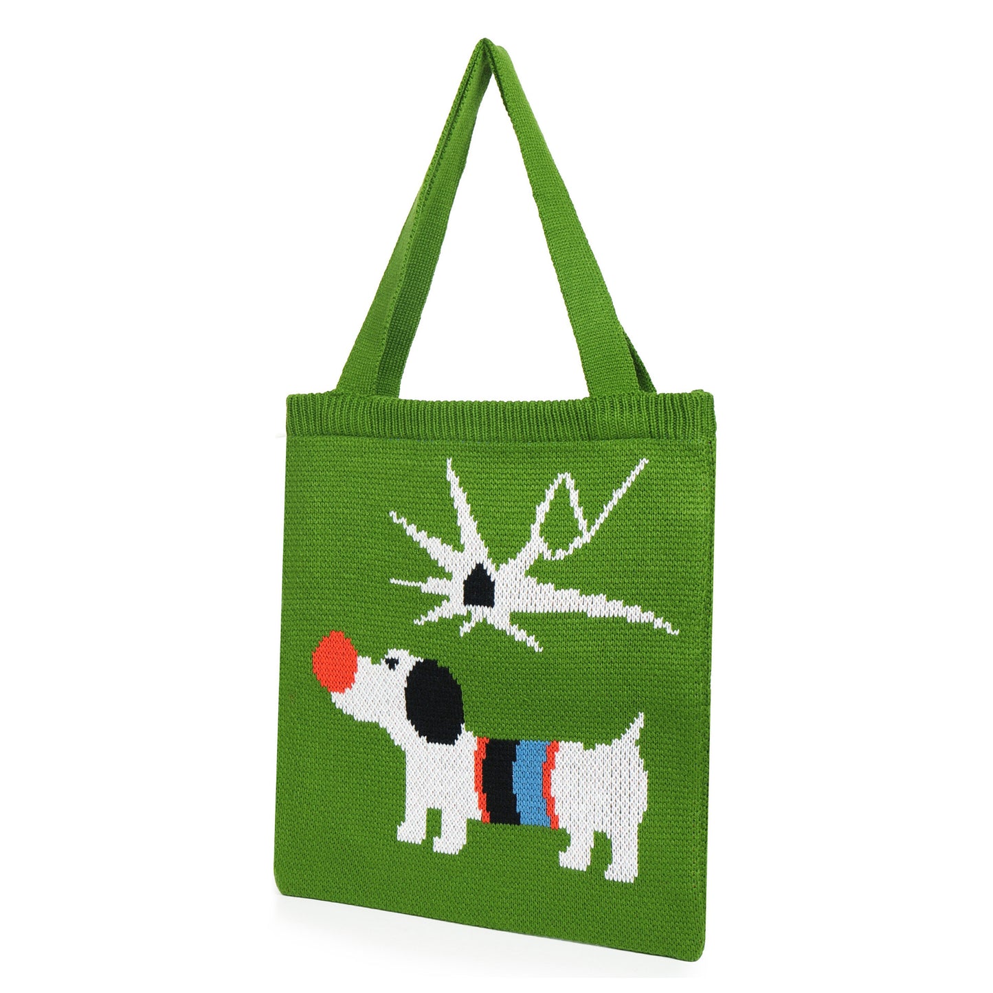 Puppy Knitted Bags Cute Large Crossbody Shoulder Bag