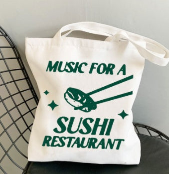 Music For Sushi House Canvas Bag