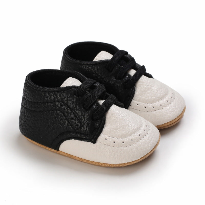 Spring And Autumn Baby And Infant Soft Rubber Sole Slide Proof And Anti-drop Toddler Shoes