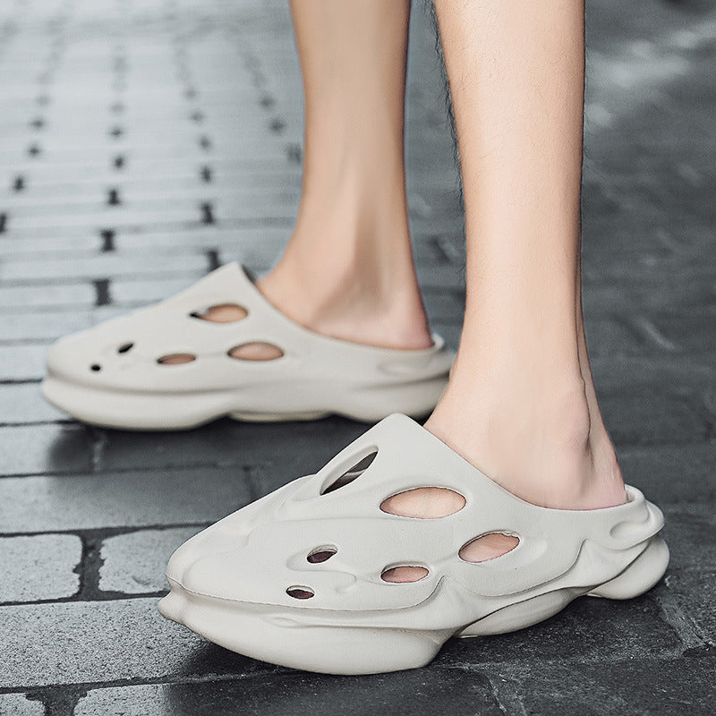 Treading On Shit Feeling Couples' Hole Shoes Summer